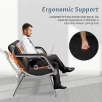 Kinsuite 5-Seats Waiting Room Chairs - Airport Reception Chair with Arms Waiting Benches PU Leather, Office Guest Chairs & Reception Chair for Clinic Office School Salon Lobby - Image 4
