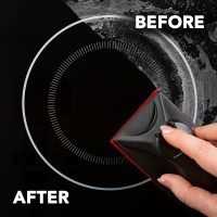 Weiman Cooktop and Stove Top Cleaner Kit - Glass Cook Top Cleaner and Polish 10 oz. Scrubbing Pad, Cleaning Tool, Razor, Scraper - Image 5