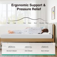 Novilla Twin Mattress 6 Inch, Twin Size Memory Foam Mattress for Kids with Breathable Comfort & High-Density Support Foam for Cool Touch & Enhanced Support Mattresses in a Box - Image 3