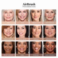 MagicMinerals AirBrush Foundation by Jerome Alexander – 2pc Set with Airbrush Foundation and Kabuki Brush - Spray Makeup with Anti-aging Ingredients for Smooth Radiant Skin - Light Medium - Image 6