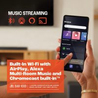 JBL Bar 1000: 7.1.4-Channel Soundbar with Detachable Surround Speakers, MultiBeam™, Dolby Atmos®, and DTS:X®, Black (Renewed) - Image 8