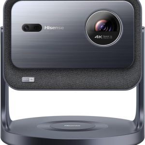 Hisense Laser Mini Projector C2, 65-300", Gimbal Design, 4K, Triple Color Laser, 110% BT.2020, 2000 ANSI Lumens, 1700:1 Native Contrast, Dolby Vision, HSR240, Sound by JBL