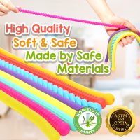 Sensory Autism Toys for Kids - Textured Stretchy Sensory Fidget Toys for Stress Anxiety - Sensory Toys Special Needs for Autistic Autism Children Toddlers Boys Girls, Treasure Box Classroom & Travel - Image 3