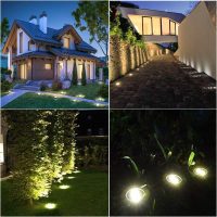 Solar Ground Lights, Waterproof Solar Garden Light, Upgraded Outdoor Garden Waterproof Bright in-Ground Light, Landscape Lights for Pathway,Yard,Deck,Lawn,Patio,Walkway (12 Pack White Light) - Image 6