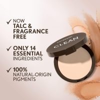 Covergirl Clean Invisible Pressed Powder, Lightweight, Breathable, Vegan Formula, Creamy Natural 120, 0.38oz - Image 5
