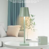 HASUN 2 Pack Cordless Table Lamp, Portable LED Desk Lamp, 5200mAh Battery Operated Lights, 3 Color Stepless Dimming Up, Night Light for Bedroom/Date/Bars/Cafe/Camping (Green 2Pack) - Image 7