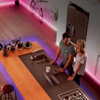 DAYBETTER Led Strip Lights 200 ft (2 Rolls of 100 ft) Ultra Long Smart Light Strips with App Voice Control Remote, RGB Music Sync Color Changing Lights for Bedroom, Kitchen, Party,Home Decoration - Image 5