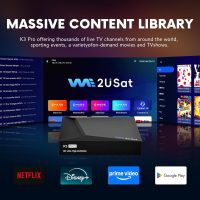 We2uSat K3 PRO 6K HDR Streaming Media Player – Quad-Core, 4 GB RAM, 32 GB Storage, Wi-Fi 6 & HDMI 2.0, 2025 Version5 PRO - Image 2
