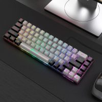 65% Gaming Keyboard, Wired Backlit Mini Keyboard, Ultra-Compact Anti-Ghosting No-Conflict 68 Keys Membrane Gaming Wired Keyboard for PC Laptop Windows Gamer - Image 7