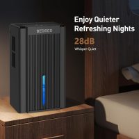 Dehumidifier,95OZ Dehumidifier for Home 1000 Sq.Ft - Quiet with Auto Shut Off & Relaxing 7 Color Ambient Light,Ideal for Livingroom, Bedroom, Basement(Black) - Image 6