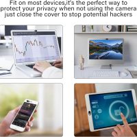 Laptop Camera Cover Slide, Phone Camera Cover Slide, 6 Pack Ultra Thin Webcam Cover Slide for Laptop, Desktop, PC, Tablet, Smartphone, Protect Your Privacy and Security(Black) - Image 5