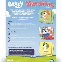 Wonder Forge Bluey Matching Game - Family & Toddler Games - Educational Toys - Memory & Brain Games for Kids Ages 3-5, Indoor Recess - Image 4