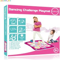 SUNLIN Dance Mat - Dance Mixer Rhythm Step Play Mat - Dance Game Toy Gift for Kids Girls Boys - Dance Pad with LED Lights, Adjustable Volume, Built-in Music, 3 Challenge Levels (3-12 Years Old) - Image 8