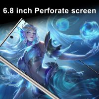 Unlocked Cell Phones S24 Ultra Smartphone Android 13 Unlocked Phones 8+256GB 6.8" HD Screen Dual SIM 108MP+48MP Camera 6800 mAh and Built-in Pen (Sunset Oranges) - Image 4
