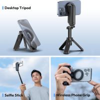 ULANZI JJ03 Magnetic Tripod for Phone with Remote Control, 3-in-1 Selfie Stick Handle Grip 360° Rotation Extendable Stand for iPhone Android Phones, for iPhone 17 16 15 14 13 12 Series - Image 3
