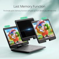 YOTON 17.5" Portable DVD Player with 15.6" HD Swivel Screen for Car and Kids, 4-6 Hours Working Time with Built-in Battery, Dual Stereo Speakers, USB/SD/AV/Audio/Gamepad Support [Not Support Blu-Ray] - Image 5