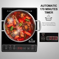 Duxtop 1800W Portable Induction Cooktop Countertop Burner, Black 9100MC/BT-M20B - Image 3