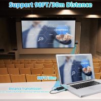 Wireless HDMI Transmitter and Receiver 100ft/30m, 4K Decode 1080P Output Mini Wireless HDMI 2.4G/5G Plug&Play Portable for Streaming Video and Audio to Monitor from Laptop/TV Box - Image 4