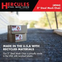 Hercules 2" Steel Mesh Chair (100 Count) - Image 5