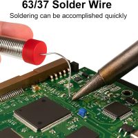 Solder Wire 63/37,High Purity Tin Rosin Core Solder for Electronic Electrical Soldering Components Repair,Low Residue,3Pcs (0.6mm) - Image 5