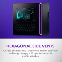 Alienware Aurora Gaming Desktop ACT1250 - Intel Core Ultra 7 265KF Processor, Liquid Cooled, NVIDIA GeForce RTX 5070, 32GB DDR5 RAM, 2TB SSD, 1000W Platinum Rated PSU, Win 11 Home - Clear Panel - Image 4
