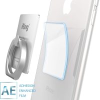 iRing Link, Made in Korea, Wireless Charging Friendly Phone Holder - Cell Phone Ring Grip Finger Holder and Stand Compatible with iPhone, Galaxy, and Other Smartphones(Silver) - Image 6