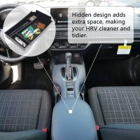 Center Console Organizer Tray Compatible with HRV 2023 2024 2025 Interior Accessories，HR-V EX/EX-L/LX/SE/Sport/Touring Insert Armsert Storage Box (Black) - Image 6