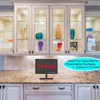 Feihe 14 inch Small Flat Screen Kitchen TV with ATSC Tuner/USB/HDMI/AV/VGA, Built-in TV Stand and Remote Control for Bedroom,RV,Camping,Outdoor or Office（No Smart TV） - Image 3
