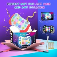 Fast Push Fidget Toys Handle, Flashing Handheld Game for Kids Teens Adults, Electronic Brain & Memory Game, Quick Push Buttons Gamepad, Xmas Birthday Gifts STEM Toys for Boys Girls - Image 7