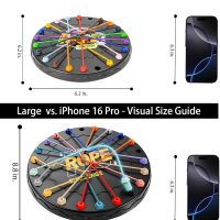 Rope Untangling Puzzle Game, Educational Strategy Board Game for Kids & Adults, Family Travel Party Games with Multi-Level Challenges, Gifts for All Ages(Large) - Image 4