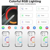 DOODEE Blade GT Pro 5G Rugged Phone with LED Light Effect,32GB+512GB/2TB Rugged Smartphone,6.72” FHD+120Hz, 5800 mAh Android Phone,100MP+32MP AI Camera/Face& Finger ID/NFC,Sliver - Image 2