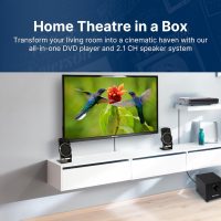 Emerson ED-8050 2.1 Channel Home Theater DVD Player and Surround Sound System with Subwoofer, HDMI Output, USB Playback, and Dual Speakers – Ideal for Immersive Movie and Music Experience - Image 3