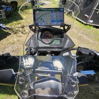 DL650 V-Strom Accessories, Motorcycle Navigation GPS Bar Mount Bracket for DL650XT V Strom 2017 2018 2019 2020 2021 2022 2023 2024, 22mm Expansion Crossbar Mobile Phone Stand Holder Support - Image 3