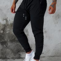 Mens Jogging Casual Pants Joggers Sweatpants Active Athletic Workout Sweatpants for Men - Image 9