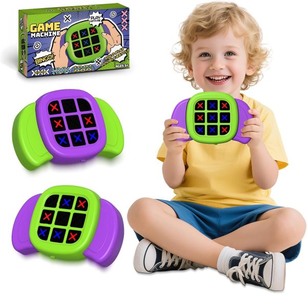 Marlrin 3 in 1 Electronic Handheld Game for Kids,Travel Toy,Car Games for Kids,Electronic Board Games,Educational Toy,Birthday for 3+ Year Old Boys and Girls(1PCS Random Color)