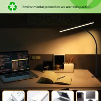 ACNCTOP Desk Lamp for Office Home - Eye-Caring Architect Task Lamp 25 Lighting Modes Adjustable LED Desk Lamp Flexible Gooseneck Clamp Light for Workbench Drafting Reading Study - Image 5
