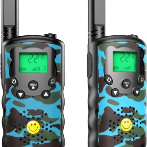 Walkie Talkies for Kids Adults,3 Mile Long Range, 22 Channel 2 Way Radio & Handheld Kids Walkie Talkies,Best Gifts for Boys & Girls Adults for Outdoor Adventure (Camouflage)