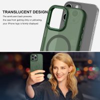 BENTOBEN Magnetic for iPhone 16 Pro Max Case,(Compatible with MagSafe) (Military Grade Drop Protection) Slim Translucent Matte Shockproof with Anti-Fingerprint Phone Case 6.9",Green - Image 8