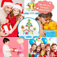 Educational Toys Building Blocks, 244 Pieces Electric Screwdriver DIY Building Toys for Boys and Girls, Educational Construction Building kit for Kids Ages 4 5 6 7 8 9 10 Year Old - Image 8