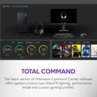 Alienware Aurora Gaming Desktop ACT1250 - Intel Core Ultra 7 265KF Processor, Liquid Cooled, NVIDIA GeForce RTX 5070, 32GB DDR5 RAM, 2TB SSD, 1000W Platinum Rated PSU, Win 11 Home - Clear Panel - Image 10