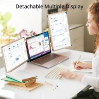 15.6'' Screen Extender Portable Laptop, 1080P DIY Portable Laptop Monitor Extender with 360° Rotation, Plug&Play Detachable Triple Monitor Laptops, Compatible with Mac,Wins, Android, Dex - Image 2