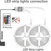 DAYBETTER LED Strip Lights 200 ft (2 Rolls of 100 ft), Smart App Control Lighting Bedroom Rome Decor with Remote, RGB Music Sync Color Changing LED Lights for Party - Image 6