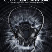 USB Headset with Microphone for PC Laptop - Wired Computer Headphones with Noise Cancelling Microphone for Home Office Online Class Skype Zoom Meetings,in Line Mute Controls - Image 4