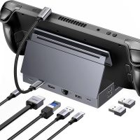 UGREEN Steam Deck Dock 9-in-1 USB C Docking Station with Foldable Stand, 4K@60Hz HDMI, Gigabit Ethernet, PD 100W, 10Gbps USB A&C 3.2, TF/SD Compatible with Steam Deck, Rog Ally, Rog X, Legion Go etc. - Image 9