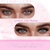 FADLASH DIY Lash Clusters Individual Eyeslash Extensions 40D Volume Eyelash Clusters Soft Band Wispy Natural Eyelash Extension Large Tray (40D-0.07-D, 8-16mm) - Image 5