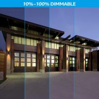 LEONLITE Dimmable LED Up Down Wall Light, 100-277V, CRI 90+, UL Listed IP65 Waterproof, 10%-100% Dimmable for Commercial Outdoor, 14 Inch Modern Porch Light, 1200LM 3000K, Pack of 2 - Image 2