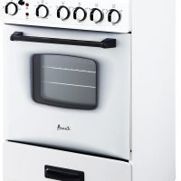 Avanti ERU200P0W Electric Range Oven Compact Design, 2.1-Cu.Ft. Capacity with 4 Coil Burners, Framed Glass Door, Storage Drawer and Broiler with Pan, 20-Inch, White - Image 3