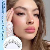 Natural Lash Clusters Kit DIY Lash Extension Kit Wispy Eyelash Extension Kit C-curly Individual Lashes Kit 9-12MM Short Eyelash Clusters with Lash Remover by Newcally - Image 5