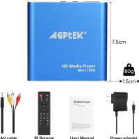 HDMI Media Player, Blue Mini 1080p Full-HD Ultra HDMI MP4 Player for -MKV/RM/ MP4 / AVI etc- HDD USB Flash Drive/HDD and SD Card - Image 9