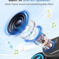 Electronic Drum Set, 9-Drum Practice Pad with Headphone Jack, Roll-up Drum Kit Machine with Built-in Speaker Drum Pedals and Sticks 10 Hours Playtime, Great Christmas for Kids - Image 4